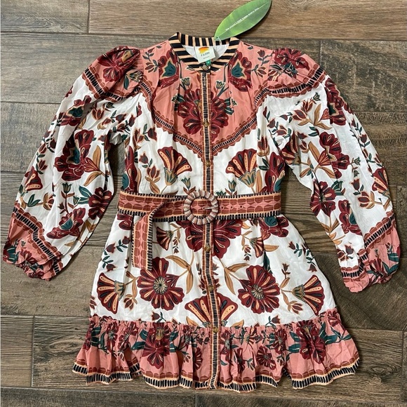 FARM Rio Multicolor Floral Mini Dress - Picture 5 of 7